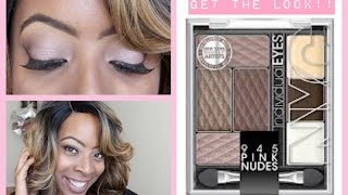 NYC Cosmetics 945 PINK NUDES Individual Eyes Palette | GREAT FOR MAKEUP BEGINNERS!!