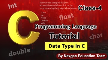 class 4 Data Types in C Language | Instructions & Types of Instructions | C Programming Tutorial