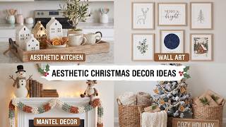 170+ Aesthetic Christmas Decor Ideas 🌟 Curated Tree Style and Holiday Room and Mantel Styling 2026