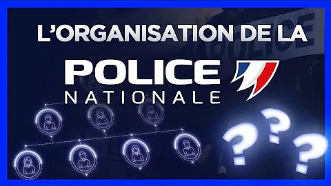 Comment est organisé la police nationale ?