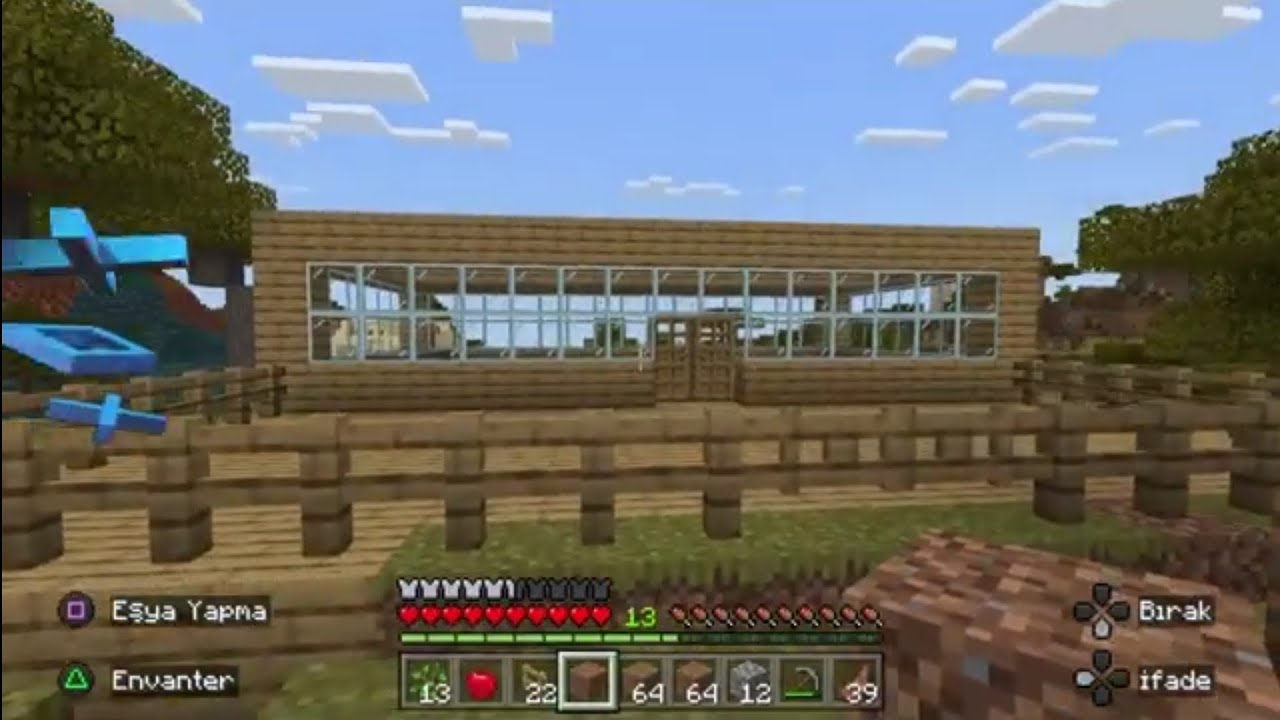 Minecraft ev yapma - YouTube