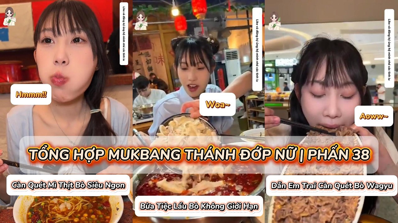 Tổng hợp - Thánh Đớp Nữ Thử Thách Mukbang Tất Cả Các Món Ngon | Phần 38