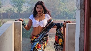 Saree Lover Western Fashion Stylish Saree Show Model Pinki Tiwari