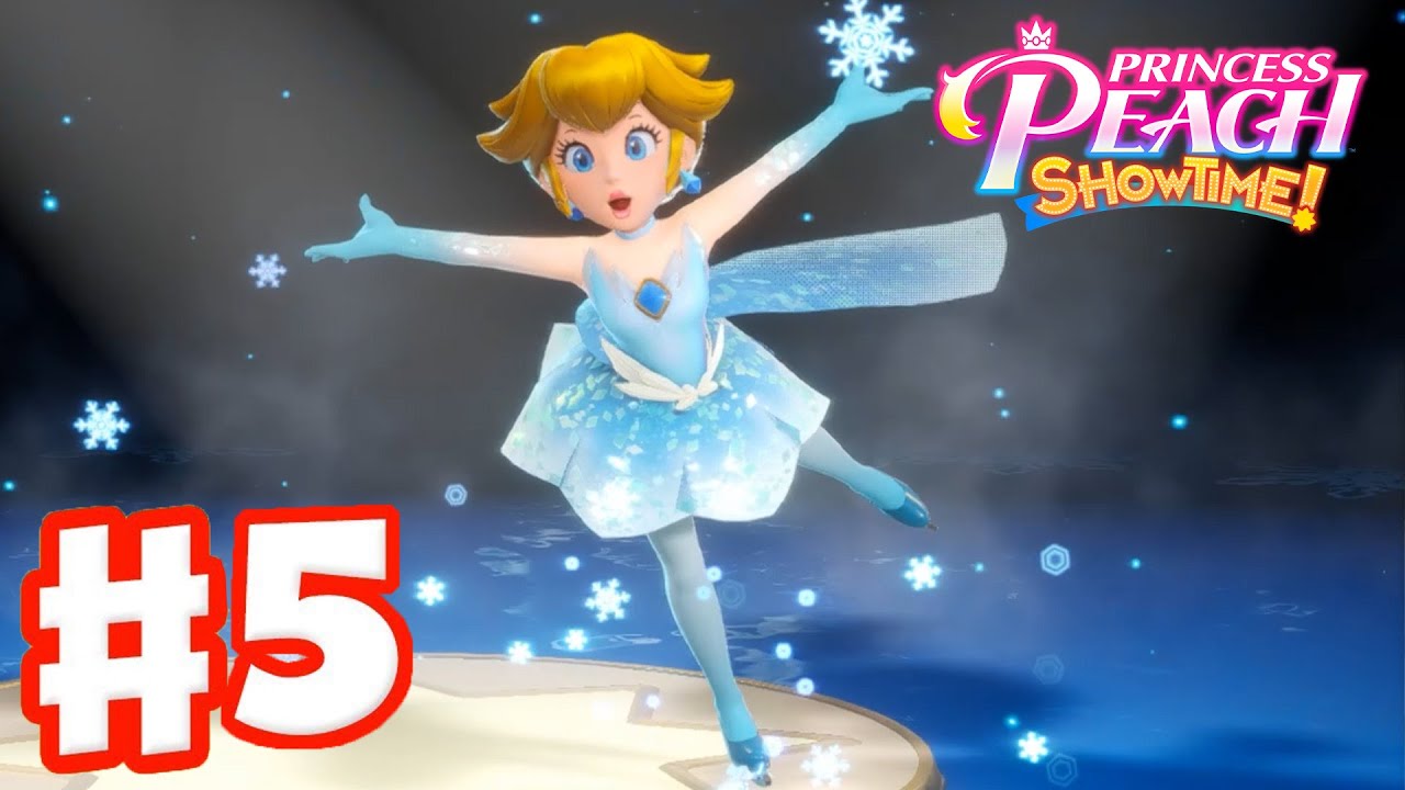 Princess Peach Showtime Gameplay Facet 5 A Snow Flower on Ice (All Collectibles)