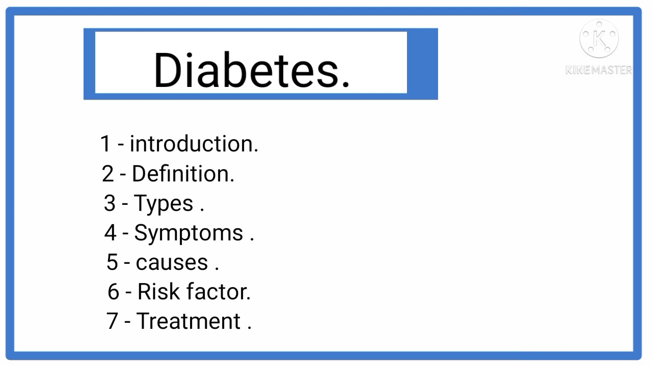 Diabetes / causes of diabetes / symptoms of diabetes