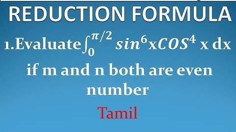Reduction formula # problem 3# B.Sc & BCA# Allied mathematics-2# 125E2A#