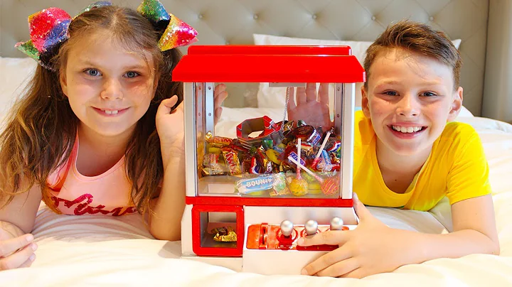 Ali and Adriana Pretend Play Halloween Trick or Treat Candy Haul