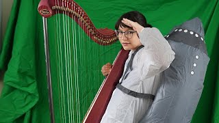 Going where no harpist has gone before