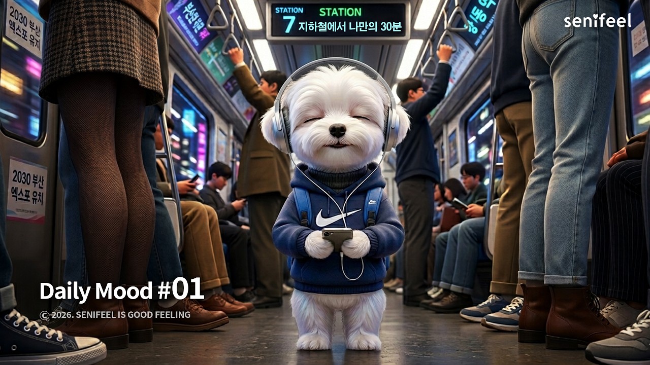 𝐏𝐥𝐚𝐲𝐥𝐢𝐬𝐭 Daily Mood #01 | 주말에도 나만의 리듬 | Urban Chill 기분좋은 카페 BGM ☕ hip hop, R&B, Jazz pop 💜 세니필