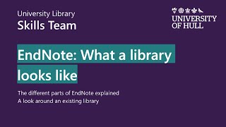 EndNote X9: What a library looks like