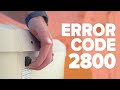 GENERAC Error Code 2800 GENERAC Error Code 2800