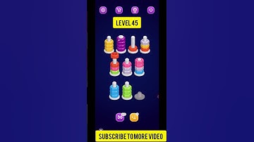 Nut Sort Game play video #games #gameplay #shortfeed #gaming #puzzle #viralvideo #level