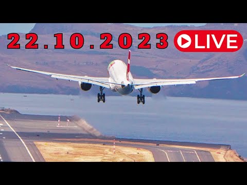 LIVE Airbus A330NEO SPECIAL At Madeira Island Airport 22.10.2023