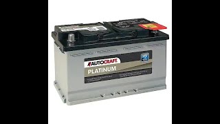 AutoCraft Platinum Car Battery | Type H8 AGM ( Review)