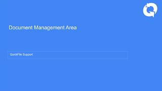QuickFile Document Management Area: Organise Your Business Documents