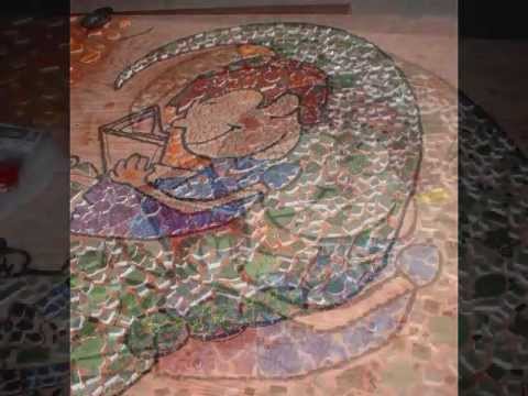 The Great Gator Wall::Mosaic Mural at Gansevoort Elementary School in Rome, NY