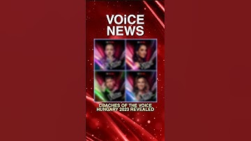 THE VOICE HUNGARY COACHES REVEALED #shorts #thevoice