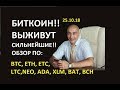 БИТКОИН!! ВЫЖИВУТ СИЛЬНЕЙШИЕ! ОБЗОР BTC ETH ETC BCH NEO ADA