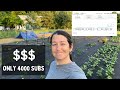 How much money my small homesteading youtube channel made  adsense income report