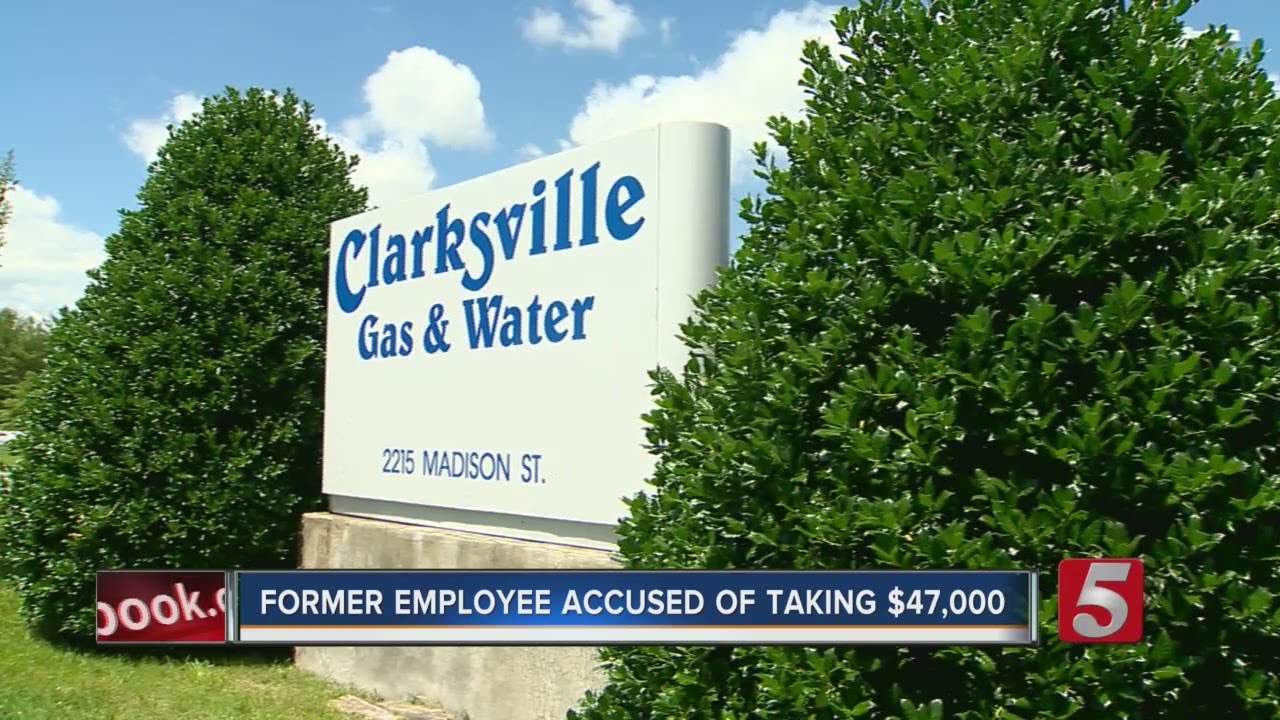 Thousands Stolen From Clarksville Gas Water Former Employee Indicted 