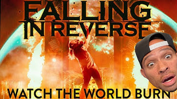 FIRST time SEEING Falling In Reverse - "Watch The World Burn" LIVE! W/ Black Pegasus !