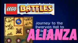 Lego battles Caballeros acto 2 | Alianza entre caballeros y enanos | Nintendo ds