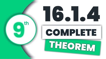 Theorem 16.1.4 || 9th Class Maths Theorem (Step-by-Step Guide) || Chapter 16 Theorems