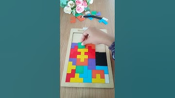 colorful Tetris puzzle eps 585 #tetris #tetrischallenge #puzzle #colorful