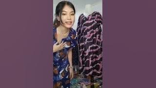 Mamah muda cantik live jualan daster terbaru