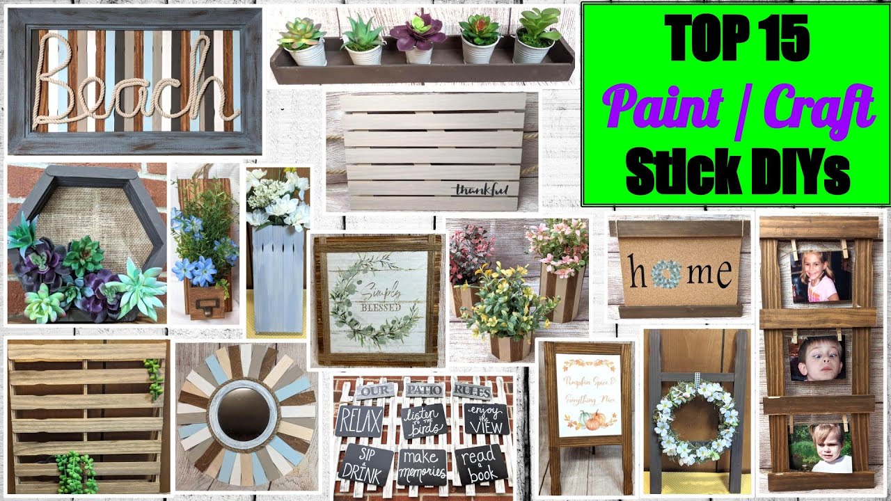 DIY Wall Pocket from Paint Stir Sticks - Prodigal Pieces