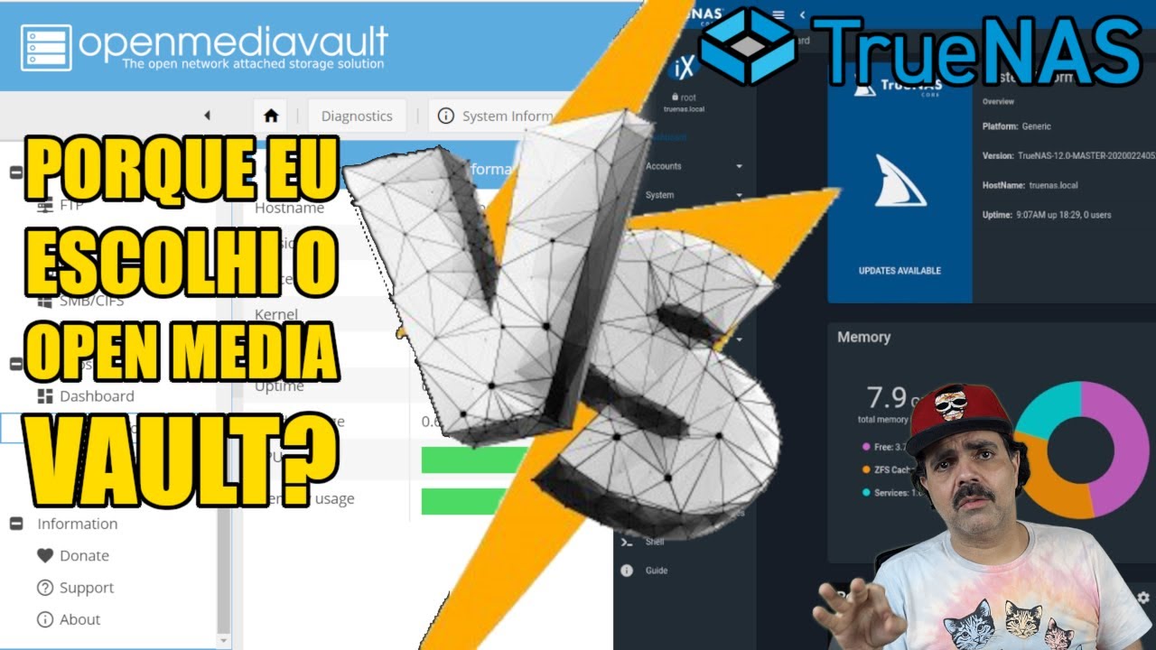 Open Media Vault vs TrueNAS: Ou Porque Eu Escolhi usar o OMV? - YouTube