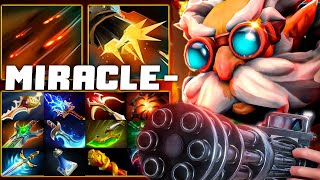 Miracle- BACK to his Gyrocopter - The Real Farming Machine First Item Crystalys Dota 2