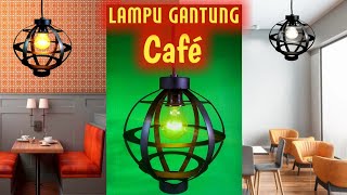 Lampu pipa pvc kreatif