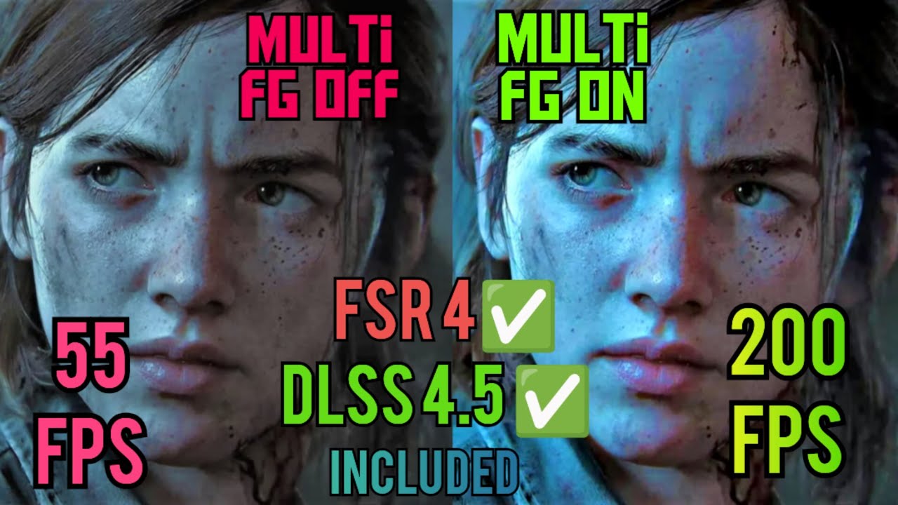 Как установить мод Multi FG в The Last Of US Part 2 на любую видеокарту