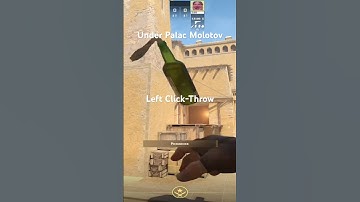 Under palace molotov #csgo #cs2 #smoke #molotov #tutorial