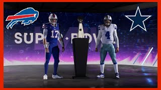 Madden NFL 24  Buffalo Bills vs Dallas Cowboys (Super Bowl rematch)