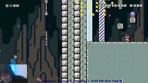 Super Mario Maker: Mid air, P-switch, Spring, Pow to Shell jump!