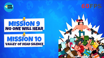 Gun Guys Bullet Puzzles: Mission 9 To 10 - 3 Stars , iOS/Android Walkthrough