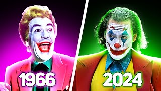 Joker Evolution in Live Action Movies and Shows (1966-2024) - DC