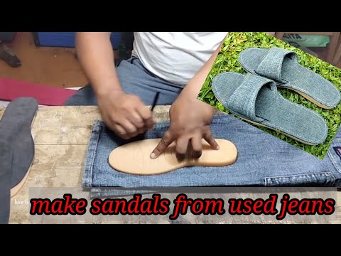 make sandal from used