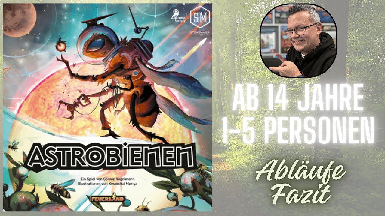 Astrobienen (Feuerland) - gehobenes Kennerspiel und Workerplacementspiel mit Bienen im Weltall