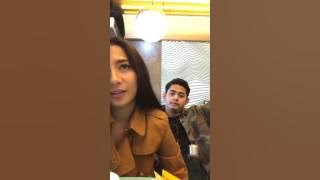 DINDA KIRANA DAN MIQDAD LIVE IG