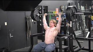 First Time Touching 4 Plates On Shoulder Press