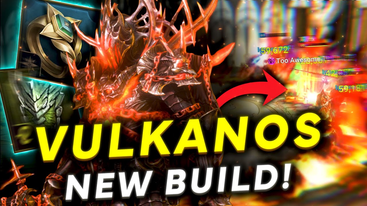 THE BEST VULKANOS BUILD! Artifacts That WORK! Team Build And PVP Strategy | Raid Shadow Legends