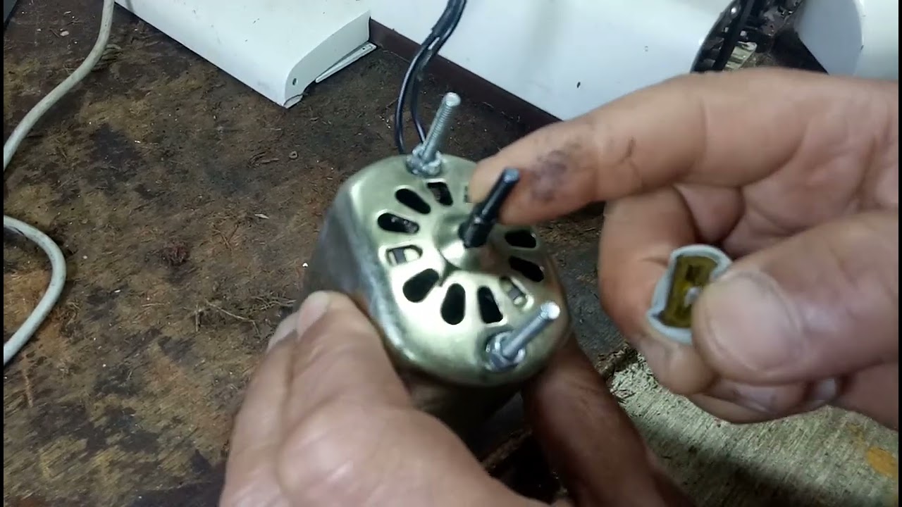 كيفية إصلاح محرك ماكينة الخياطة المحمولة‘comment réparer un moteur de machine à coudre portative