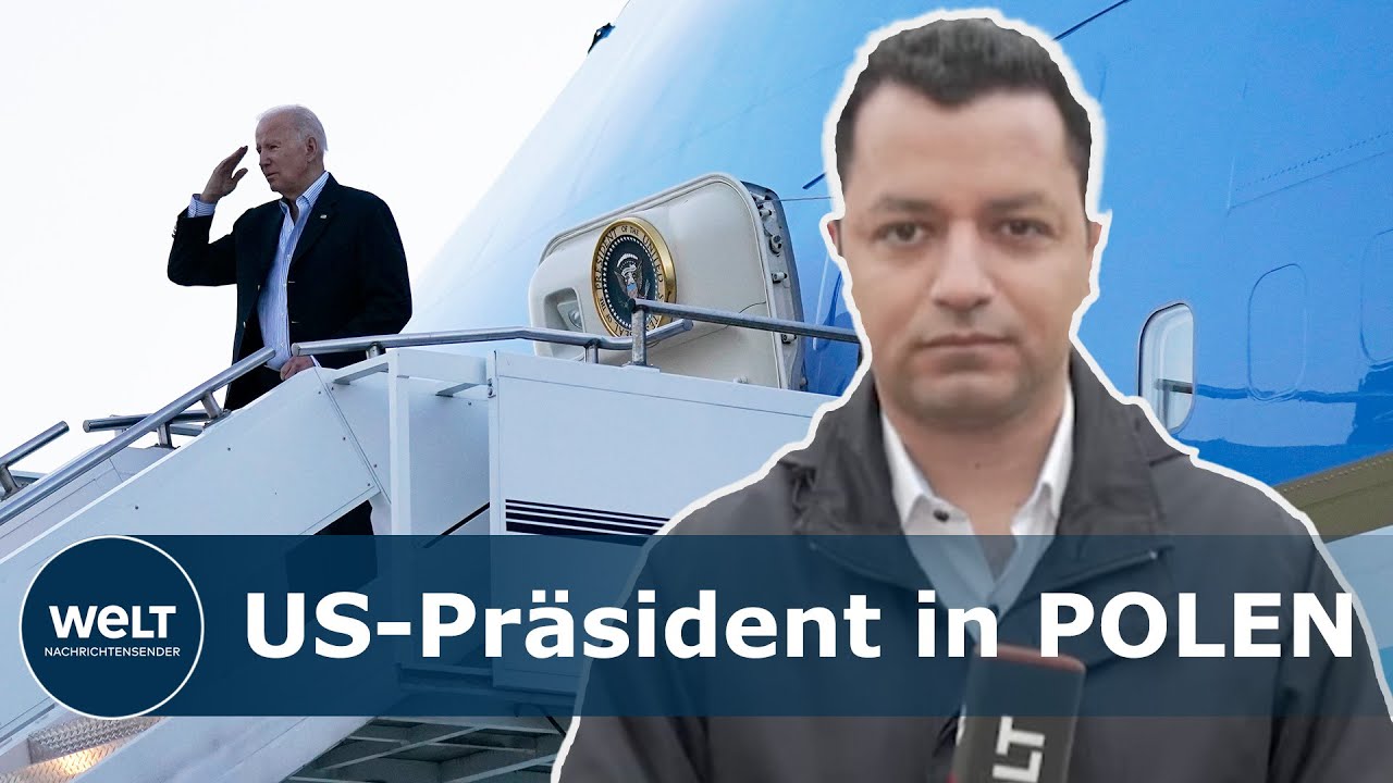 New Update UKRAINE-KRIEG: Weißes Haus kündigt historische Rede an! US-Präsident Joe Biden in Polen
