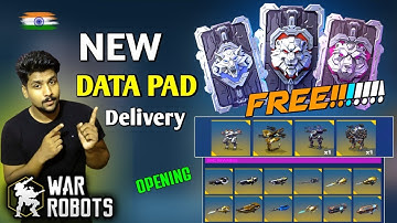 #WarRobot Data Pad Delivery | war robot data pad delivery Opening | war robots update 9.4 | Hindi 🇮🇳