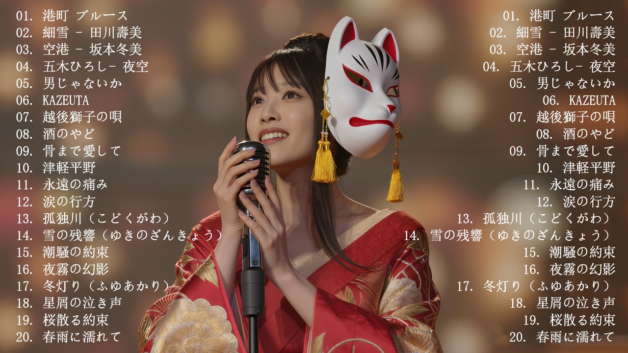 日本演歌 の名曲 メドレー😍🔊 古き良き演歌が奏でる、心の奥の