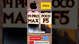 iPhone 14 Pro Max vs Poco F5 in 30 seconds | Fast Comparison