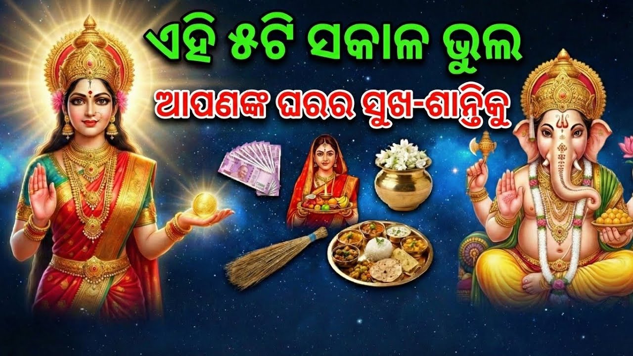 ସକାଳୁ ଉଠିବା ମାତ୍ରେ ଏହି ୫ଟି କାମ କେବେବି କରନ୍ତୁ ନାହିଁ, ଘରୁ ଲକ୍ଷ୍ମୀ ଚାଲିଯାଆନ୍ତି।